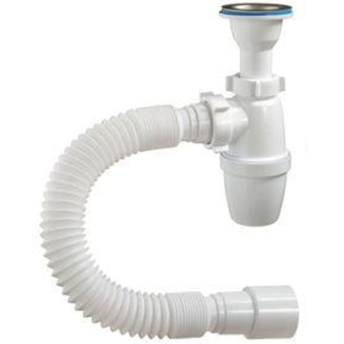 Сифон Waterstal під умивальник 1 1/2″ з гнучкою трубою